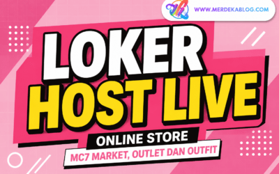 Lowongan Kerja Host Live Online Store MC7 Market Bandung Terbaru, Full Time dan Part Time