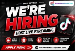 Lowongan Kerja Host Live Streaming Oriji Attires Bandung Terbaru